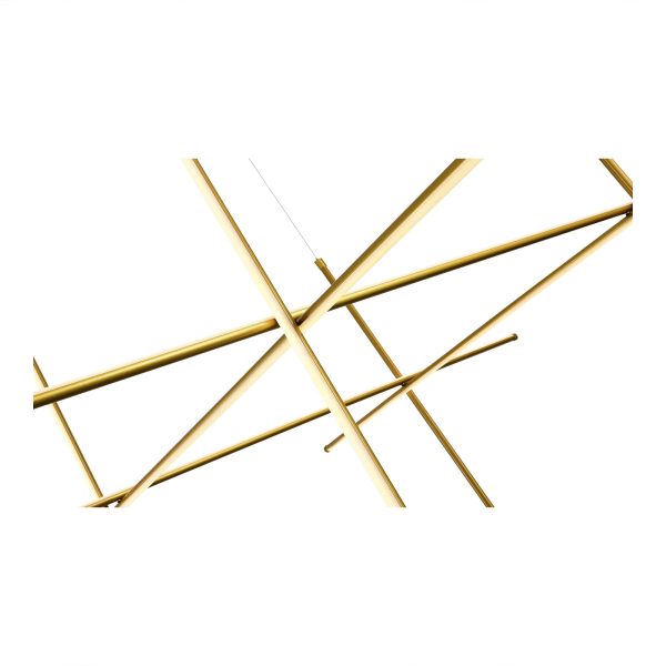 SL6207.203.150 Светильник подвесной ST-Luce Матовое золото LED 1*150W 3000K RETICO — изображение 3