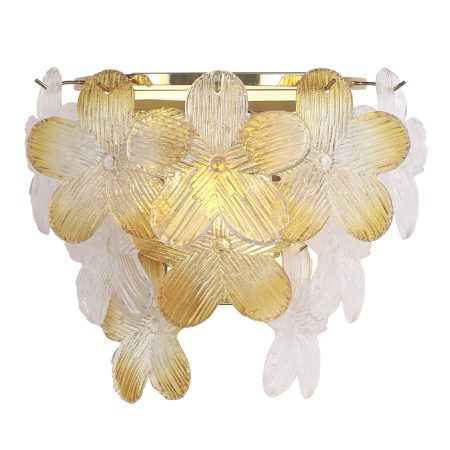 SL6240.201.02 Светильник настенный ST-Luce золотистый/Прозрачный