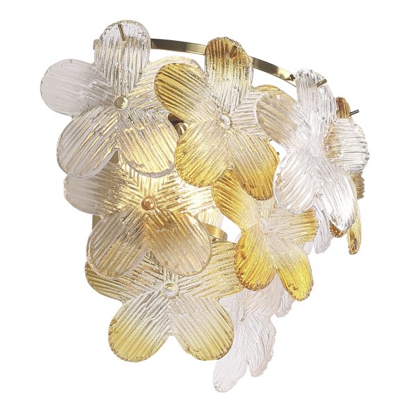 SL6240.201.02 Светильник настенный ST-Luce золотистый/Прозрачный, январный E14 2*60W TENDER — изображение 4