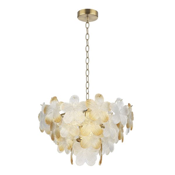 SL6240.203.06 Светильник подвесной ST-Luce золотистый/Прозрачный SL6240.203.06 Светильник подвесной ST-Luce золотистый/Прозрачный