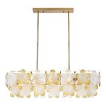 SL6240.203.08 Светильник подвесной ST-Luce золотистый/Прозрачный