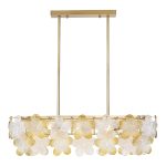 SL6240.203.08 Светильник подвесной ST-Luce золотистый/Прозрачный, янтарный E14 8*60W TENDER — изображение 3
