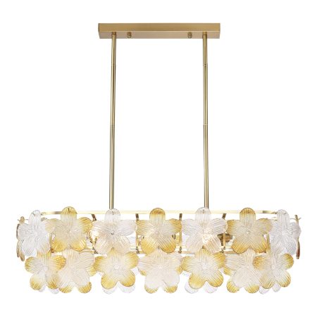 SL6240.203.08 Светильник подвесной ST-Luce золотистый/Прозрачный