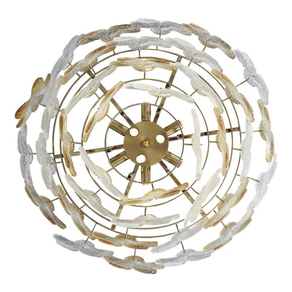 SL6240.203.12 Светильник подвесной ST-Luce золотистый/Прозрачный, янтарный E14 12*60W TENDER — изображение 5