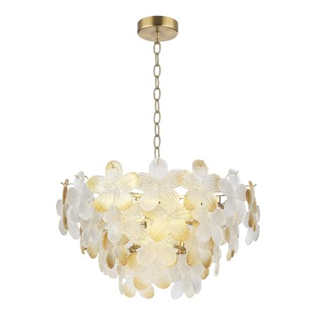 SL6240.203.12 Светильник подвесной ST-Luce золотистый/Прозрачный