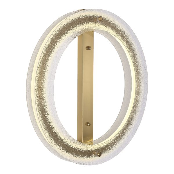 SL6245.212.01 Светильник потолочный ST-Luce золотистый/Прозрачный LED 1*40W 4000K FAGY — изображение 3