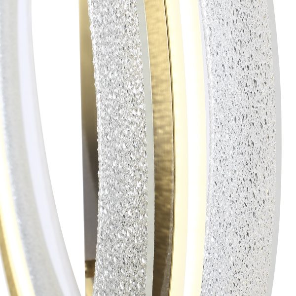 SL6245.212.01 Светильник потолочный ST-Luce золотистый/Прозрачный LED 1*40W 4000K FAGY — изображение 4