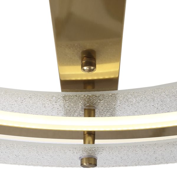 SL6245.212.01 Светильник потолочный ST-Luce золотистый/Прозрачный LED 1*40W 4000K FAGY — изображение 5