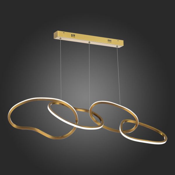 SL6505.203.40 Светильник подвесной ST-Luce Золотистый/Золотистый LED 1*40W 4000K ABRA — изображение 2