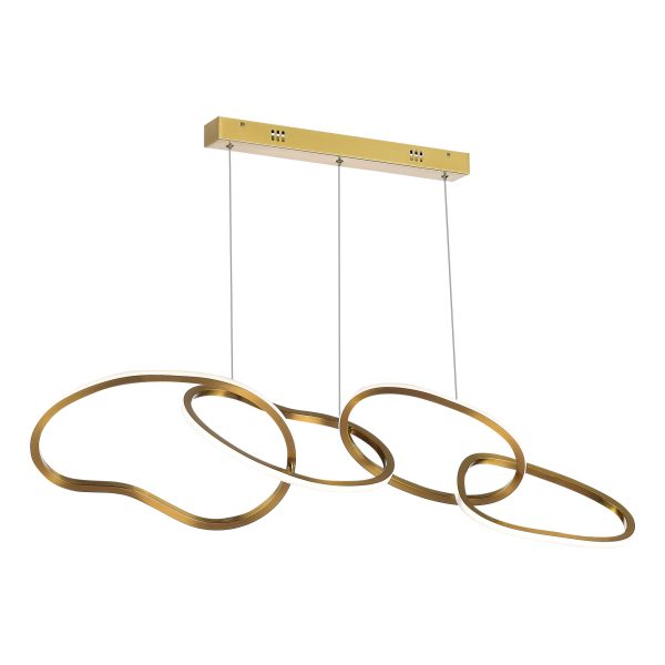 SL6505.203.40 Светильник подвесной ST-Luce Золотистый/Золотистый LED 1*40W 4000K ABRA — изображение 3