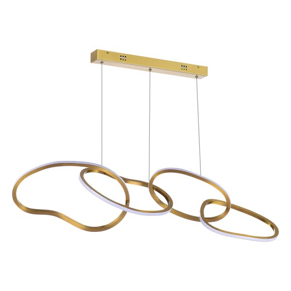 SL6505.203.40 Светильник подвесной ST-Luce Золотистый/Золотистый LED 1*40W 4000K ABRA — изображение 4