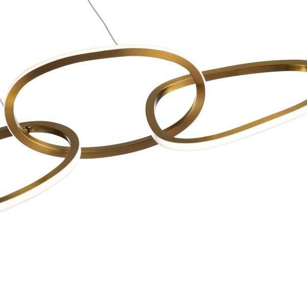 SL6505.203.40 Светильник подвесной ST-Luce Золотистый/Золотистый LED 1*40W 4000K ABRA — изображение 5