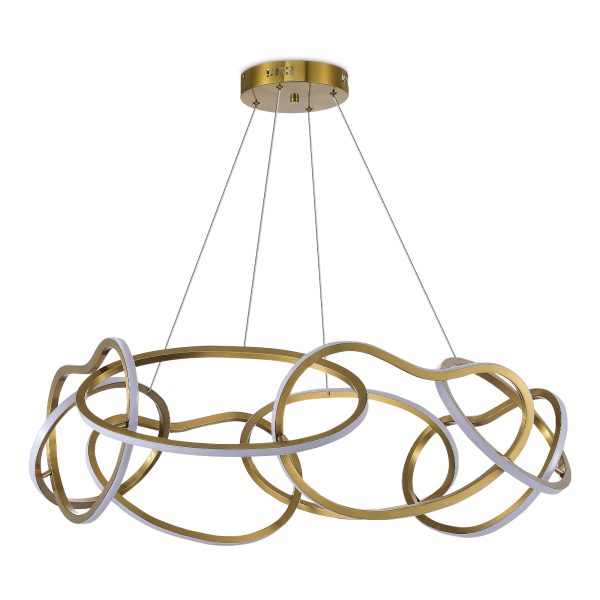 SL6505.203.84 Светильник подвесной ST-Luce Золотистый/Золотистый LED 1*84W 4000K ABRA — изображение 2