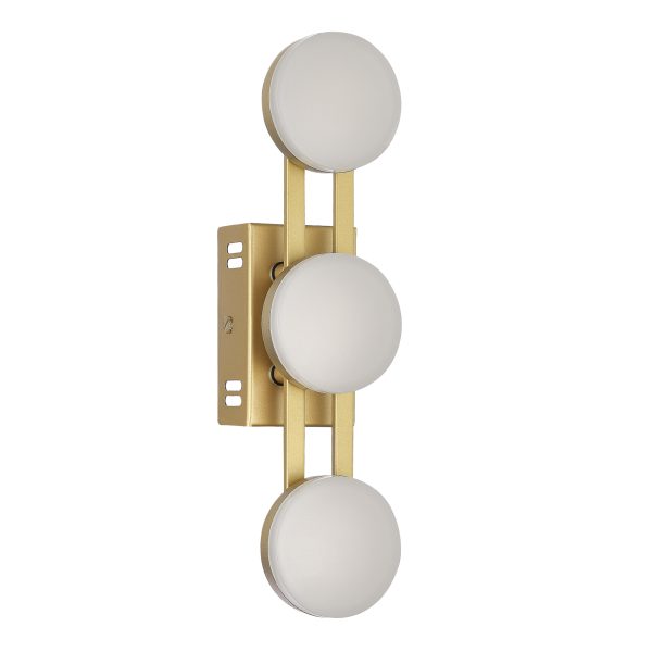 SL6610.201.03 Светильник настенный ST-Luce золотистый/белый LED 1*6W 4000K MONRO — изображение 2