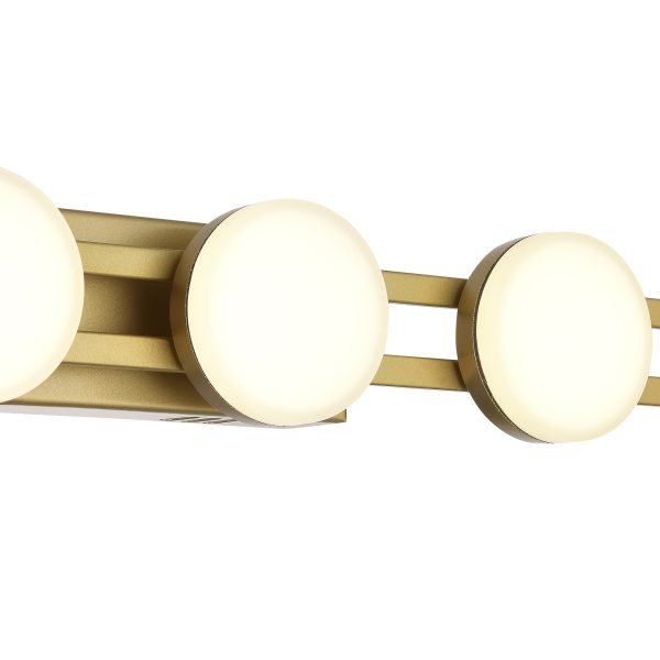 SL6610.201.06 Светильник настенный ST-Luce золотистый/белый LED 1*12W 4000K MONRO — изображение 4