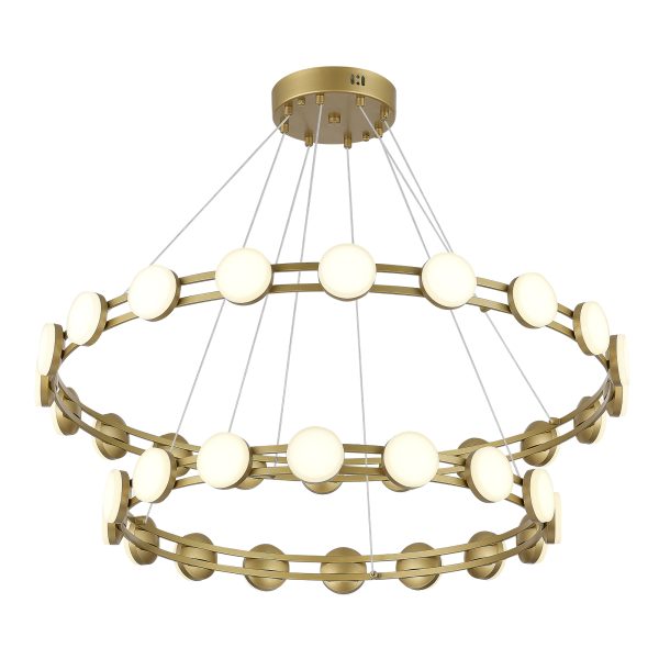 SL6610.203.36 Светильник подвесной ST-Luce золотистый/белый LED 1*70W 4000K MONRO — изображение 3