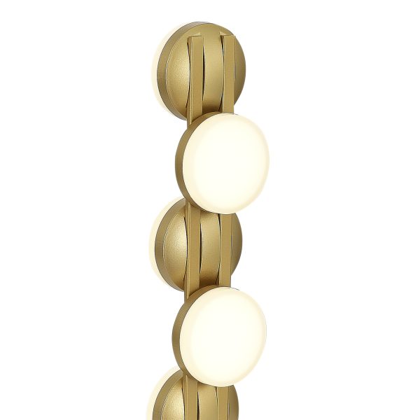 SL6610.204.06 Прикроватная лампа ST-Luce золотистый/белый LED 1*12W 4000K MONRO — изображение 4