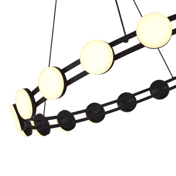 SL6610.403.20 Светильник подвесной ST-Luce черный/белый LED 1*40W 4000K MONRO — изображение 5