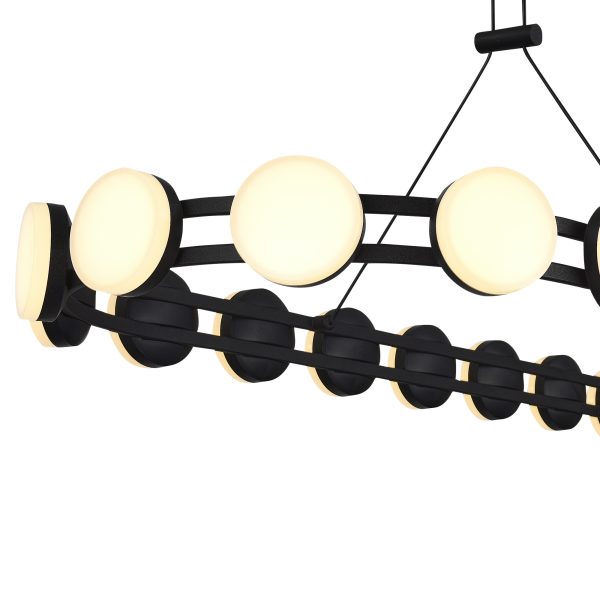 SL6610.403.26 Светильник подвесной ST-Luce черный/белый LED 1*50W 4000K MONRO — изображение 5