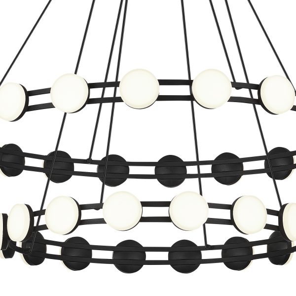 SL6610.403.36 Светильник подвесной ST-Luce черный/белый LED 1*70W 4000K MONRO — изображение 4