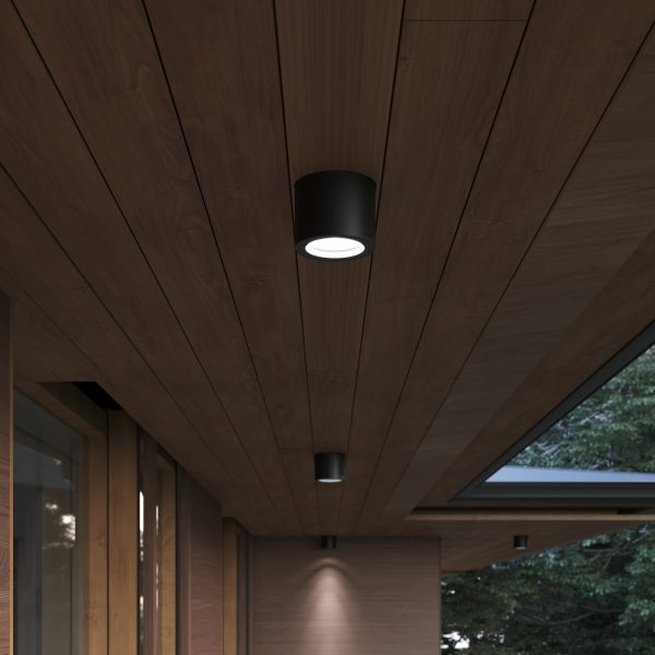 SL9006.402.01 Светильник уличный потолочный ST-Luce черный/белый GX53 1*9W - TUBO — изображение 3