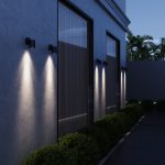 SL9008.401.02 Светильник уличный настенный ST-Luce черный/белый GU10 2*50W TUBO — изображение 5