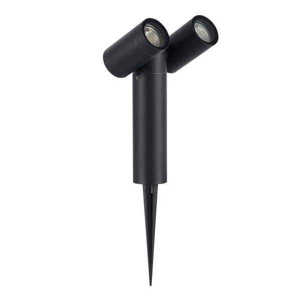 SL9011.405.02 Светильник уличный наземный ST-Luce черный/белый GU10 2*50W ECOLLO — изображение 4