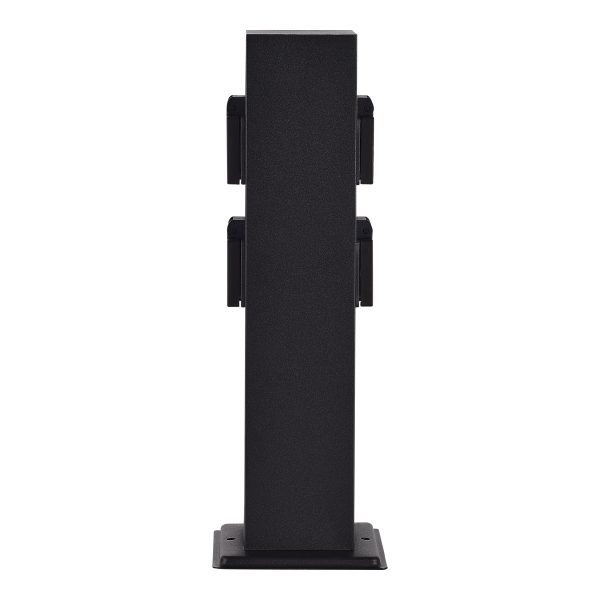 sl9012.415.00-stolb-ulichnyj-4-rozetki-st-luce-chernyj-3500w-socket-2 SL9012.415.00 Столб уличный 4 розетки ST-Luce черный 3500W SOCKET — изображение 3