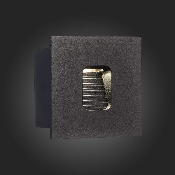 SL9501.441.01 Светильник уличный настенный ST-Luce Черный LED 1*1W 4000K VISANO — изображение 2