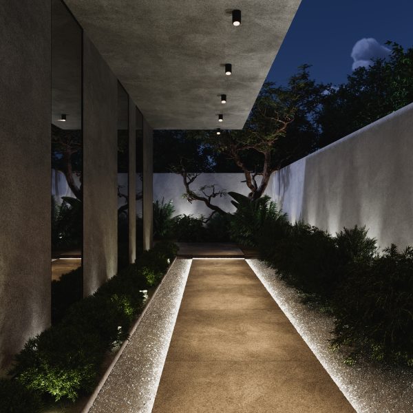 SL9514.412.01 Светильник уличный потолочный ST-Luce черный/белый LED 1*12W 3000K/4000K/6500K TUBO — изображение 3