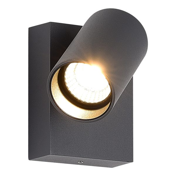 sl9515.701.01-svetilnik-ulichnyj-nastennyj-st-luce-seryjbelyj-led-19w-3000k-deck-2 SL9515.701.01 Светильник уличный настенный ST-Luce серый/белый LED 1*9W 3000K DECK — изображение 3