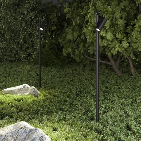 sl9525.405.02-svetilnik-ulichnyj-nazemnyj-st-luce-chernyjchernyj-led-26w-2700k-poler-1 SL9525.405.02 Светильник уличный наземный ST-Luce черный/черный LED 2*6W 2700K POLER — изображение 2