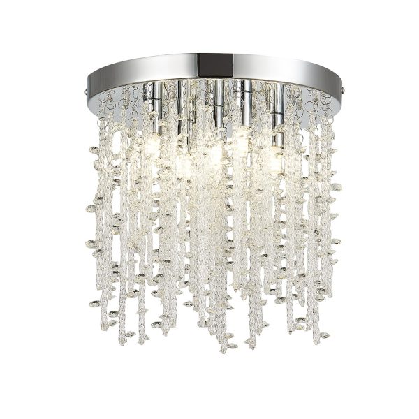 sle103302-05-svetilnik-potolochnyj-hromprozrachnyj-g9-led-53w-lucchio-2 SLE103302-05 Светильник потолочный Хром/Прозрачный G9 LED 5*3W LUCCHIO — изображение 3