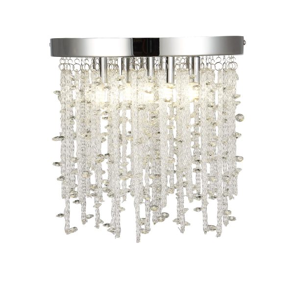 SLE103302-05 Светильник потолочный Хром/Прозрачный G9 LED 5*3W LUCCHIO — изображение 4