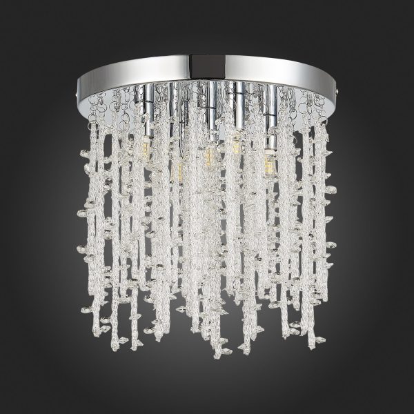 sle103302-05-svetilnik-potolochnyj-hromprozrachnyj-g9-led-53w-lucchio-4 SLE103302-05 Светильник потолочный Хром/Прозрачный G9 LED 5*3W LUCCHIO — изображение 5