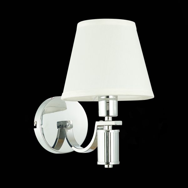SLE111301-01 Светильник настенный Хром/Белый E14 1*40W MONZA — изображение 4