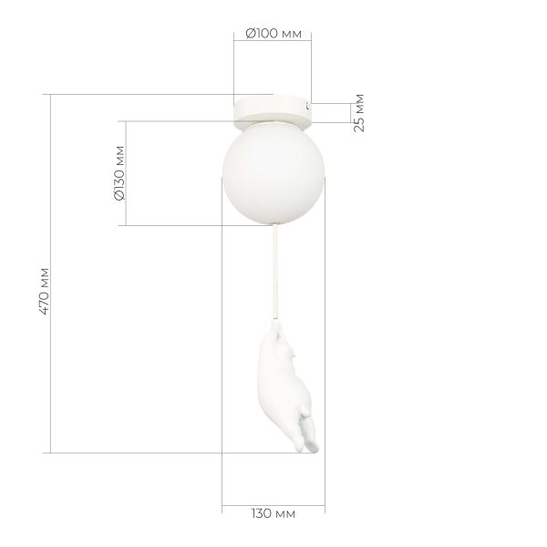 SLE115402-01 Светильник подвесной Белый/Белый G9 1*40W MODENA — изображение 5