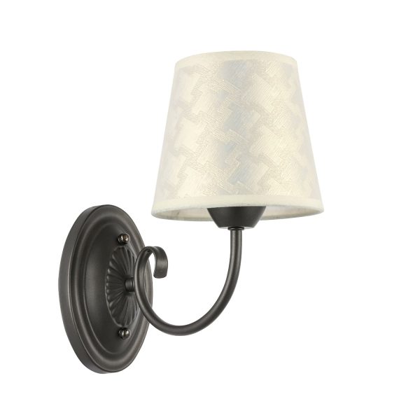 SLE120301-01 Светильник настенный Темно-серый/Бежевый E14 1*40W RIMENTO — изображение 2