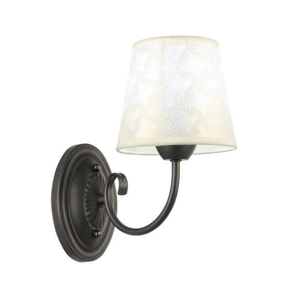 SLE120301-01 Светильник настенный Темно-серый/Бежевый E14 1*40W RIMENTO — изображение 3