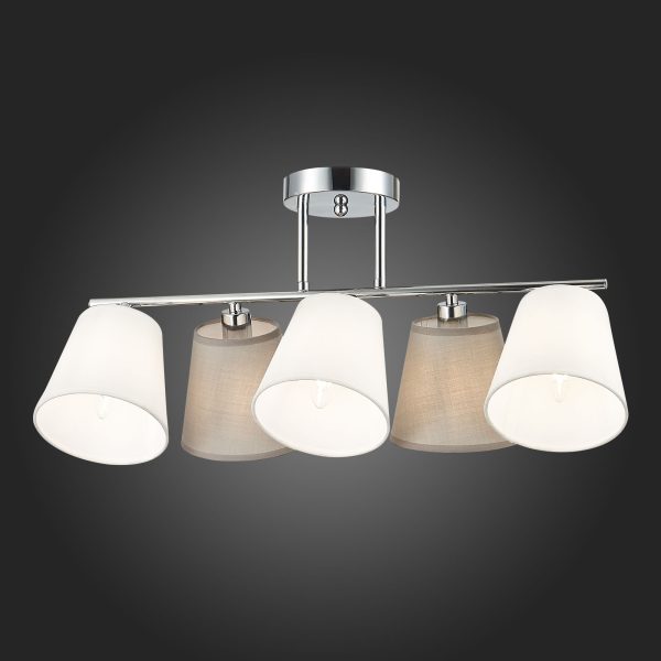 Серый E14 5*40W PRATO