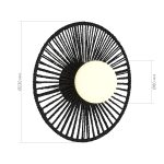 SLE6022-401-01 Светильник настенный черный/черный, белый G9 LED 1*5W LOOM — изображение 5