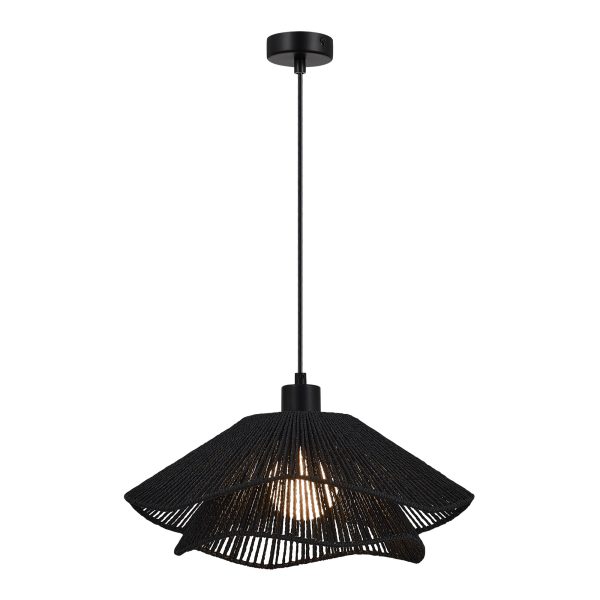 SLE6023-403-01 Светильник подвесной черный/черный E27 1*40W VERVE — изображение 2