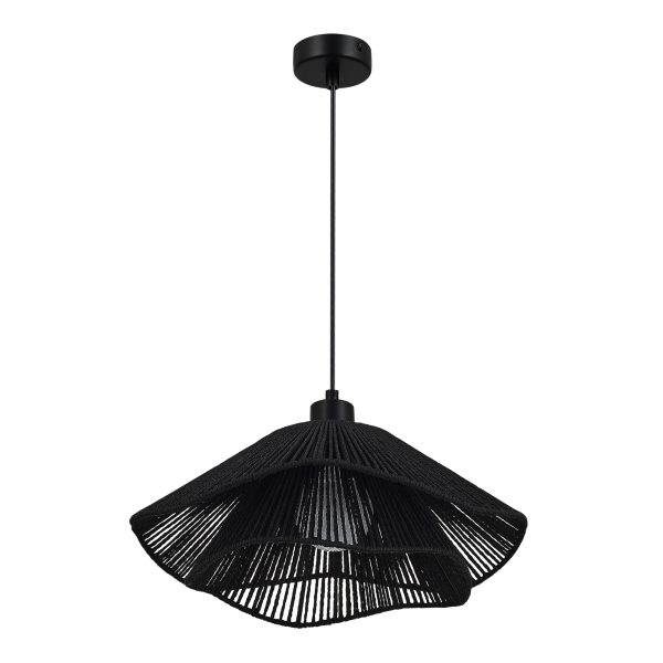 SLE6023-403-01 Светильник подвесной черный/черный E27 1*40W VERVE — изображение 3