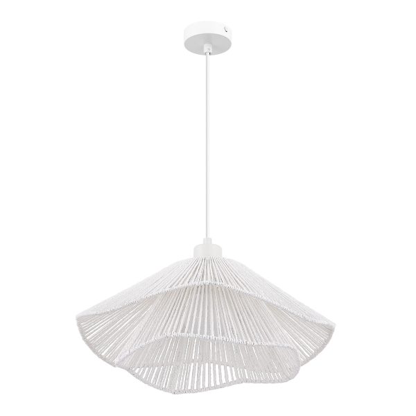 SLE6023-503-01 Светильник подвесной белый/белый E27 1*40W VERVE — изображение 3