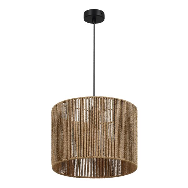 SLE6024-603-01 Светильник подвесной бежевый/черный E27 1*40W ETTAN — изображение 3