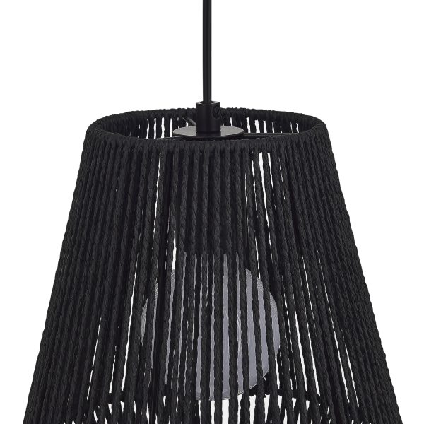 SLE6025-413-01 Светильник подвесной черный/черный E27 1*40W ETTAN — изображение 4