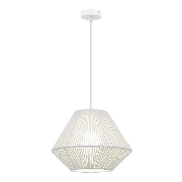 SLE6025-503-01 Светильник подвесной белый/белый E27 1*40W ETTAN — изображение 2