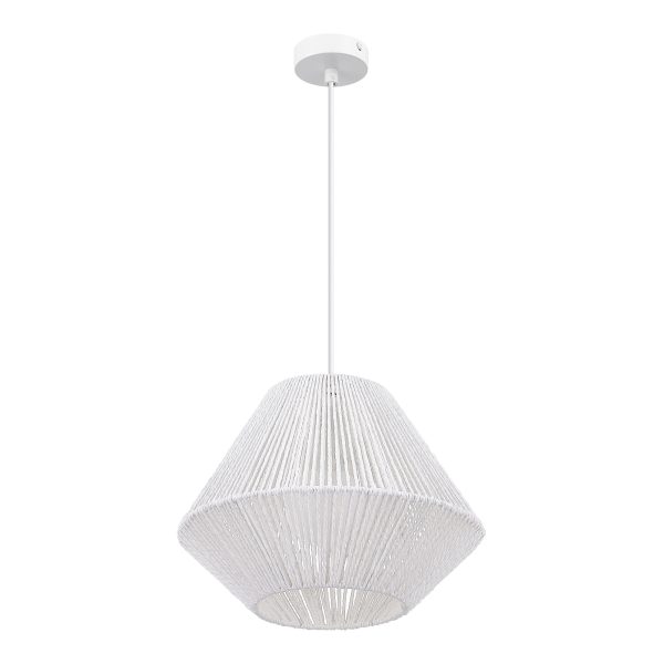 SLE6025-503-01 Светильник подвесной белый/белый E27 1*40W ETTAN — изображение 3