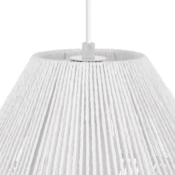 SLE6025-503-01 Светильник подвесной белый/белый E27 1*40W ETTAN — изображение 4