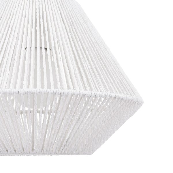 SLE6025-503-01 Светильник подвесной белый/белый E27 1*40W ETTAN — изображение 5